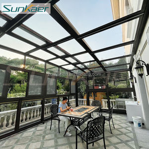 Nuevo diseño que promueve Sunroom Sunrooms Casas de vidrio Cubierta de patio Outdoor Sunroom Casas de vidrio Diseño de patio 3D - Product Image 4