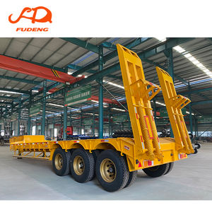 Camion semi-<span class=keywords><strong>remorque</strong></span> surbaissé <span class=keywords><strong>de</strong></span> chantier spécial 60 80 100 tonnes, <span class=keywords><strong>remorque</strong></span> surbaissée pour le transport <span class=keywords><strong>d</strong></span>'excavateurs à vendre - Product Image 5