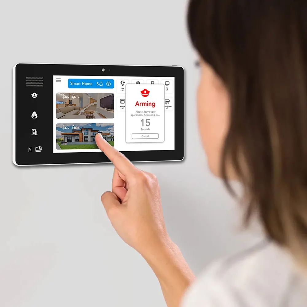 4G LTE android poe tablet zigbee tuya endüstriyel duvar tablet rfid akıllı kontrol paneli 7 inç 8 inç duvar montaj tablet alexa ile