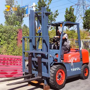 Máy xây dựng xe nâng cho trang trại hạt Giao thông vận tải 2 bánh xe với lớn xô diesel và LPG thiết bị