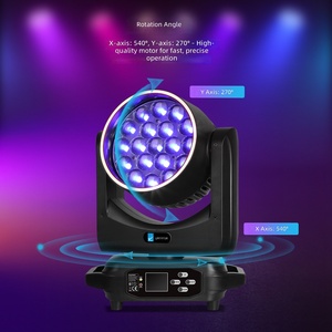 Projecteur de scène mobile à faisceau RGBW DMX512 350W pour DJ, discothèque, fête, mariage, concert - Product Image 2