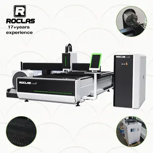 Roclas 3015 Metaalvezel Lasersnijmachine 1500W 3000W 6000W Gesneden Roestvrij Staal Koolstofstaal Messing