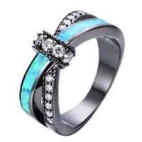Bague en diamant en cristal galvanisé Europe et États-Unis Bague de bijoux de mode pour femmes créatives populaires