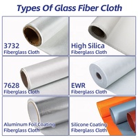 Liant léger personnalisé de poudre de face de tapis de fibre de verre de brin coupé de verre E pour l'application aveugle et le tissu HuaRui EMC450