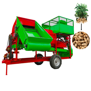 Gran máquina cosechadora de maní agrícola Máquina cosechadora de maní eficiente recolección de maní seco y húmedo de doble propósito - Product Image 1