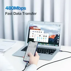 Câble de charge portable <span class=keywords><strong>UGREEN</strong></span> multifonction 2 en 1, câble de charge <span class=keywords><strong>USB</strong></span> 2.0 a vers <span class=keywords><strong>USB</strong></span> Type C et <span class=keywords><strong>Micro</strong></span> <span class=keywords><strong>USB</strong></span> pour Android - Product Image 5