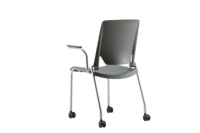 Chaise d'école empilable en acier moderne et durable, idéale pour les élèves du primaire, du collège et du lycée, pour les conférences et la formation - Offre Spéciale