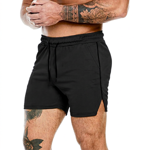 Shorts cargo pour homme de haute qualité en polyester/coton respirant à séchage rapide, taille élastique, motif uni, multi-poches, décontracté, pour l'extérieur - Product Image 1