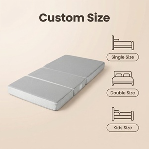 Colchón Plegable Portátil y Resistente con Funda <span class=keywords><strong>de</strong></span> Tela Tejida, <span class=keywords><strong>Colchoneta</strong></span> Transpirable para Viajes, Escuela y Hospital - Product Image 5