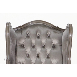 Sofá individual de espuma Premium diseño clásico Vintage suave completo 2304 para dormitorio sala de estar para hoteles villas de madera tradicionales - Product Image 2