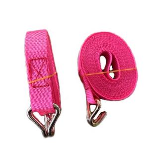 25mm tugas berat tali kargo ikat pinggang bagasi tali roda bergigi kuat kuat dengan gesper logam - Product Image 4