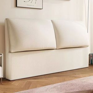 Upholstered Leather <b>Headboard</b> Solid Wood 2026 New Style Elephant Ear <b>Floor</b> <b>Standing</b> For Bed - Product Image 1