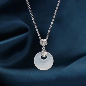 Collar de Acero Inoxidable de Moda 2024 con Colgante de Plata de Ley, el Regalo de Joyería Más Popular para Mujeres - Product Image 5