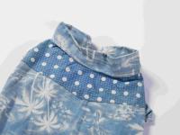 Vêtement pour chien de haute qualité 100% coton, style plage hawaïenne, élégant et confortable, t-shirt ajusté pour chien, vêtements pour animaux de compagnie