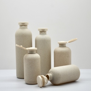 Matériel biodégradable dégradable bouteille de <span class=keywords><strong>paille</strong></span> de blé Lotion pour les mains et le corps Produits de soins de la peau Lotion pour le corps personnaliser - Product Image 5
