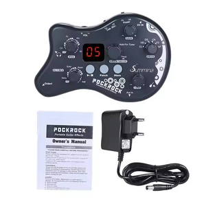 Pedal gitar prosesor Multi efek 15 efek portabel, Pedal gitar dengan 40 ritme Drum fungsi penyetelan, Aksesori Alat Musik - Product Image 5