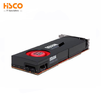 Kartu grafis untuk AMD FirePro W8100, kartu Video GPU 824MHz 512bit slot ganda 220W PCIe 3.0 X16