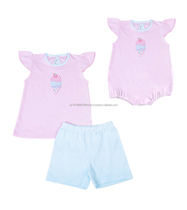Custom Spring Autumn Casual Print Breathable Cotton Spandex Ice for Strawberry <b>Kids</b> Girls <b>Bubble</b> Romper Newborn Baby Wholesale - Product Image 1
