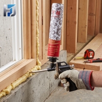 Mousse polyuréthane PU haute densité, mousse expansive, mastic d'isolation pour le remplissage des joints, pour la construction de portes et de fenêtres
