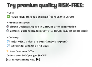 แผ่นปักที่กำหนดเองในหลากหลายสไตล์รีดบนเสื้อผ้ากระเป๋าเตารีดเป็นมิตรต่อสิ่งแวดล้อมบนแผ่นแปะ - Product Image 5