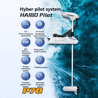 Pembaruan Terbaru Motor Listrik CVT 12V untuk Air Tawar P70 54'' 72'' GPS Positioning Kontrol Jangkar Satu Sentuhan Motor Tempel Listrik