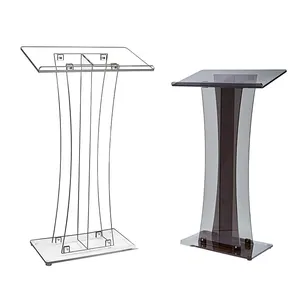 Transparent ACRYL PULPIT Acrylic Class Lectern Acrylic School Lecture Desk Store Welcome Desk Church Lectern