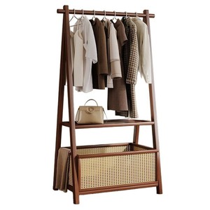 Solid Wood Coat <b>Rack</b> Standing Multi Functional Storage <b>Clothes</b> Organizer For Bedroom Home Use - Product Image 5