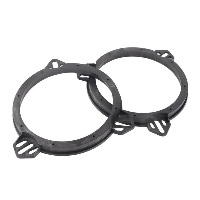 2Pcs Speaker Spacer Adapter Mount 6.5 Inch Black Door Speaker Adapter Spacer Rings Replacement for Subaru Impreza Forester