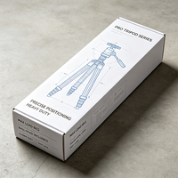 Boîte en carton ondulé imprimé offset de qualité industrielle supérieure pour trépied photo, production en 72h, rigide, capacité de charge de 18 kg