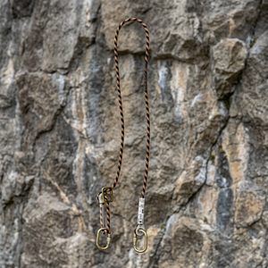 Lanière de positionnement de travail en polyester tressé, lanière de protection contre les chutes, corde de sécurité avec mousquetons métalliques, dispositif de retenue de travail réglable - Product Image 4
