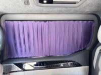 Rideaux de luxe plissés pour vitres latérales de voiture, pare-soleil détachable anti-UV, stores rétractables pour SUV, MPV, berline, accessoires intérieurs de voiture