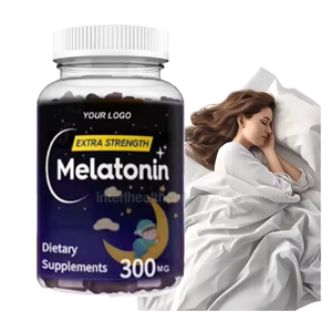 Ausreson OEM Suplemento de <span class=keywords><strong>Melatonina</strong></span> Halal para Dormir Sin Azúcar GABA 90mg 60mg 10mg Gomitas de <span class=keywords><strong>Melatonina</strong></span> para el Sueño - Product Image 1