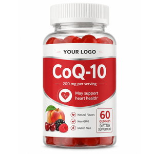Gummies multivitaminées sans gluten haute puissance <span class=keywords><strong>CoQ10</strong></span>, formule <span class=keywords><strong>Ubiquinone</strong></span>, pour la santé cardiaque et l'énergie - Product Image 1