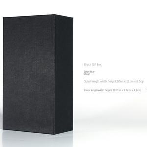 Exquisita Caja de Regalo Rectangular Gris con Tapa Abatible, Bandeja Fija y Forro de 2cm con Protección UV para Productos Electrónicos y Té - Product Image 5