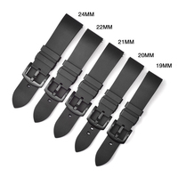 Bracelets de montre en caoutchouc fluoré FKM de haute qualité, à libération rapide, remplacement pour bracelet de montre FKM, pour Rolex Water Series, pour Huawei GT