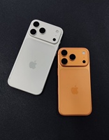 Téléphones mobiles d'occasion pour IPHONE 17 Pro Max Smartphone Débloqué 5G IOS 26 Double SIM Orange Cosmique pour Apple 17pro 17air 17