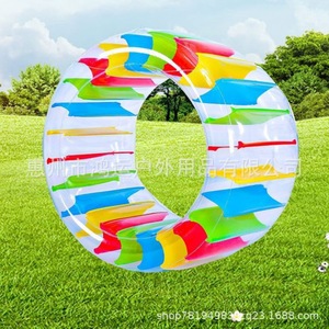 Rodillo Acuático Inflable Colorido 100x60x65cm, Juguete para Exteriores, Material de PVC - Product Image 1