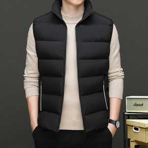 Chaleco de tendencia de otoño e invierno para hombre, cómodo, de Color sólido, para exteriores, flexibilidad, montañismo, estilo informal, grueso y cálido - Product Image 1