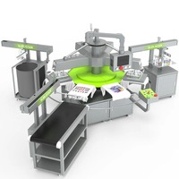 Nouvelle Ligne de Production Industrielle : Presse à Chaud Électrique Entièrement Automatisée à 8 Stations, Carrousel pour T-shirts et DTF