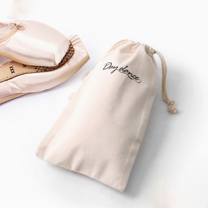 Custom Printed <strong>Recycle</strong> Canvas Cotton <strong>Drawstring</strong> Pouch Shoes Shopping Dust Storage <strong>Bag</strong> With Logo - Product Image 2