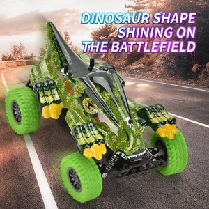 2.4G 1:18 4 Kanal Fernbedienung Hochgeschwindigkeits-Dinosaurierfahrzeug Dinosaurier Gelände-Galloptelauto RC Dinosaurierfahrzeug für Kinder - Product Image 3