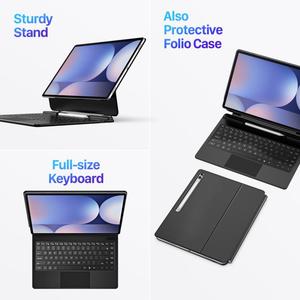 Teclado para Tablet <span class=keywords><strong>PC</strong></span> para Galaxy Tab S11 Ultra/S12 Ultra, Serie DUX DUCIS <span class=keywords><strong>MK</strong></span>, Teclado Inalámbrico Magnético, Funda para Tablet - Product Image 1