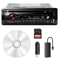 Lecteur DVD simple DIN pour bus, radio FM, système audio stéréo, lecteur multimédia USB MP3 MP4 MP5, appareil de divertissement pour véhicule