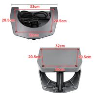 Support de moteur hors-bord électrique en aluminium, support inclinable robuste et réglable, charge maximale 108 kg, accessoires de montage pour moteur de bateau marin