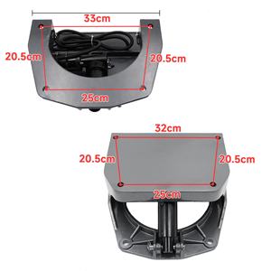 Support de moteur hors-bord électrique en aluminium, support inclinable robuste et réglable, charge maximale 108 kg, accessoires de montage pour moteur de bateau marin - Product Image 5