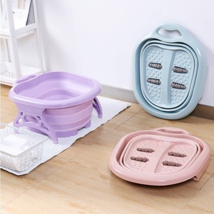 Bain de pieds pliable pour usage domestique, spa pour les pieds, masseur de pieds pour voyage et camping, machine de pédicure, lavabo pour les pieds - Product Image 5