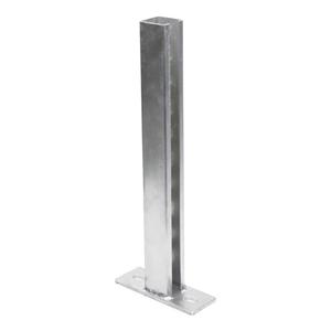 420mm Length Zinc Plated Unbraced Cantilever <b>Brackets</b> Wall Plate Welded on 27x18x1.2mm C Shape Profile for Simplify Fixing - Product Image 1