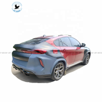 Kit de Carrocería Facelift para BMW X6 2009-2014 E71, Actualización 2023 a X6M G06, Faros LED, Luces Traseras, Parachoques, Guardabarros, Capó, Kit de Carrocería