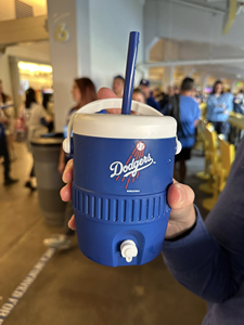 Vaso Dispensador de Bebidas <span class=keywords><strong>Mini</strong></span> de 16 oz con Logotipo Personalizado, Jarra Azul para Enfriar Agua, Regalo para Fanáticos del Estadio, Vaso Enfriador <span class=keywords><strong>Mini</strong></span> Promocional - Product Image 4
