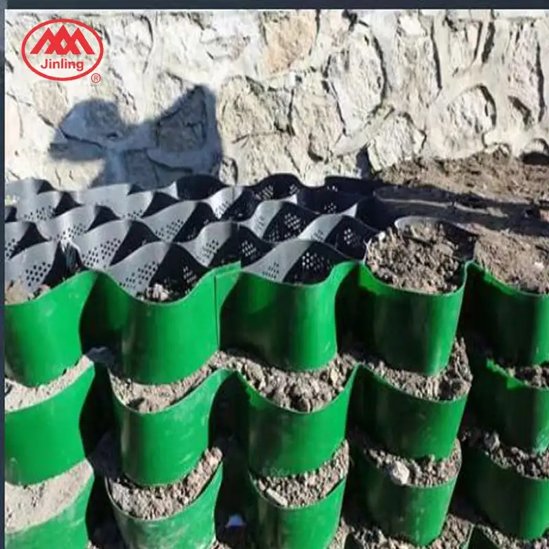 قوالب رصف العشب ، رصف الحصى ، شبكة رصف من البلاستيك Hdpe Geocell-من من-من-stabilge 1-